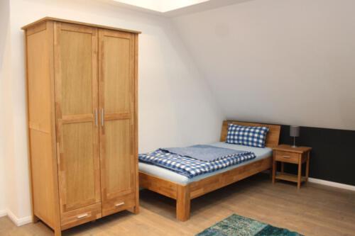 Schlafzimmer mit EInzelbett